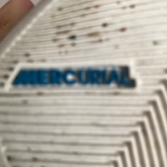 NIKE MERCURIAL VICTORY IV IC NEPTUNE BLUE/VOLT-TIDE POOL BLUE- 12 children. Used - Picture 7 of 10